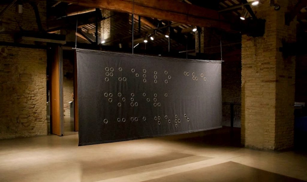 immagine per Quello che doveva accadere di Giovanni Gaggia, 2020, m 3,34 x 1,50 ph Annaclara Di Biase