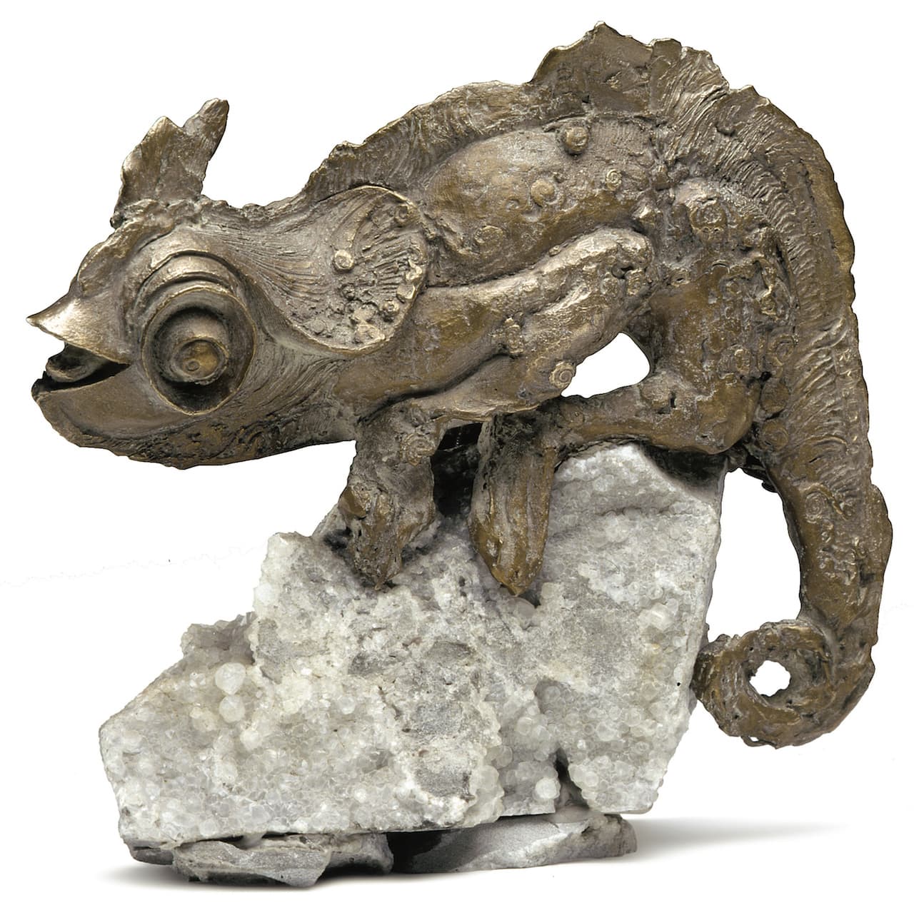 immagine per roberta meldini a palazzo merulana: Camaleonte - bronzo - 1997