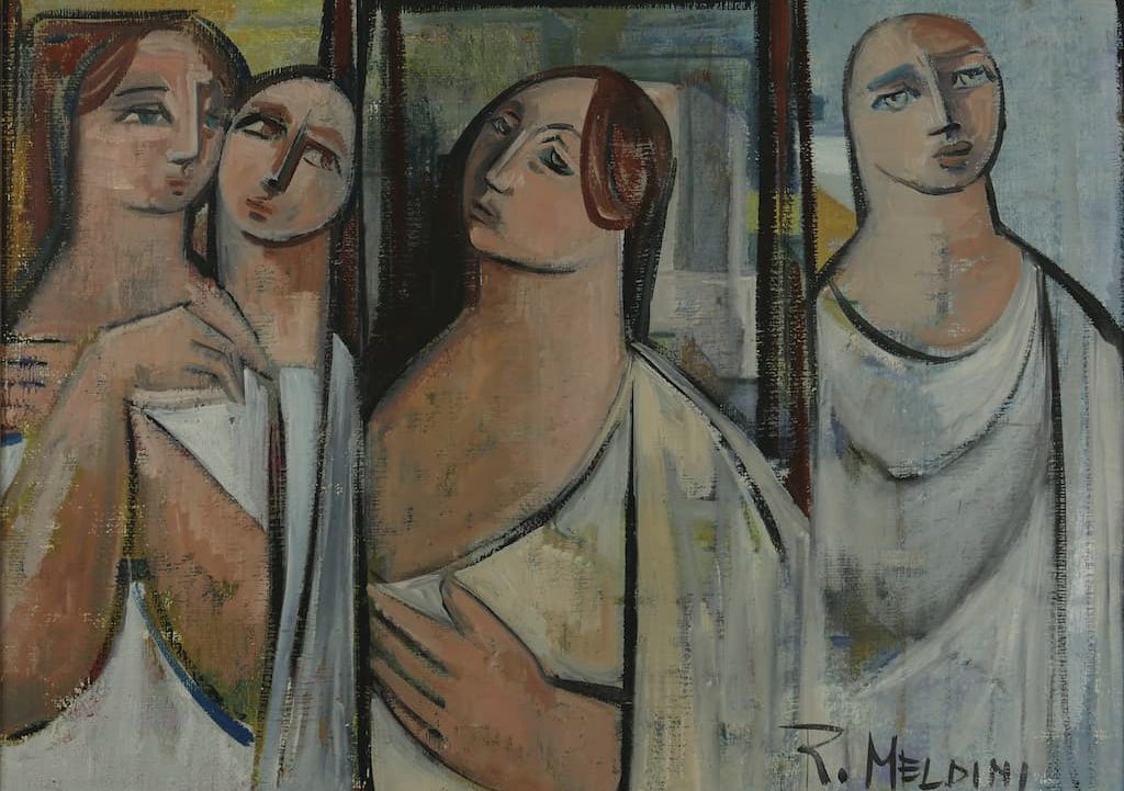 immagine per Trittico - olio su tela - anni '80