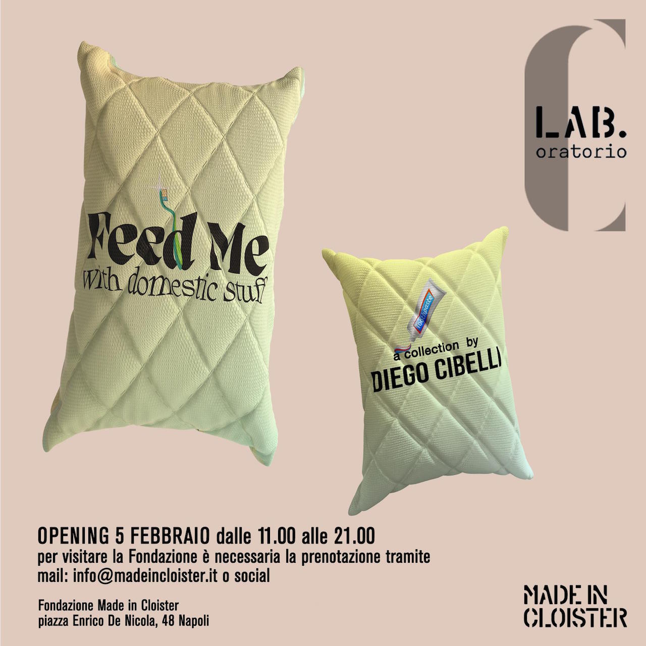 immagine per Feed Me with domestic stuff di Diego Cibelli