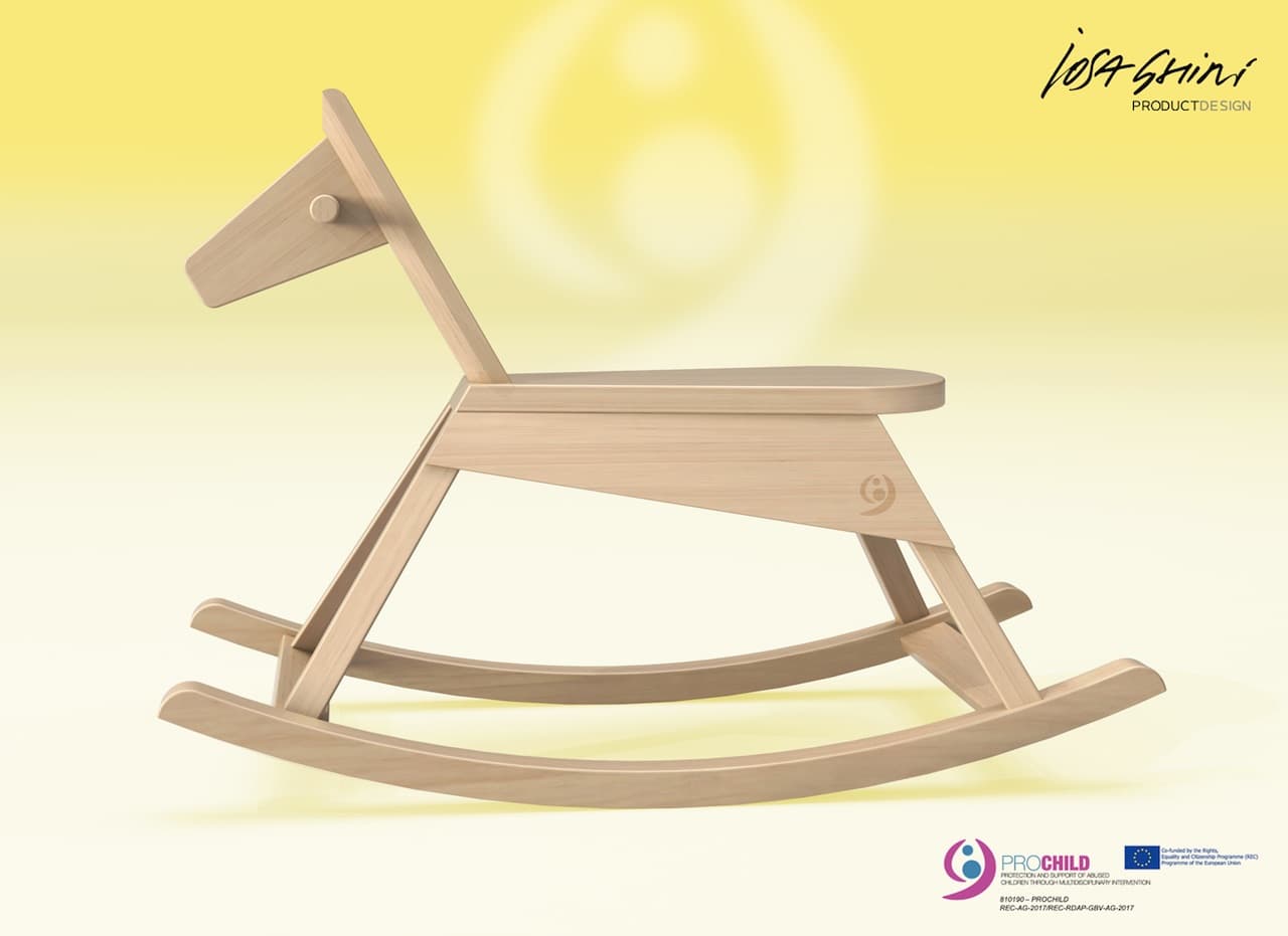 immagine per Il design in aiuto ai bambini. ProChild, contro la violenza sui minori, presenta il Cavallino a Dondolo design Iosa Ghini