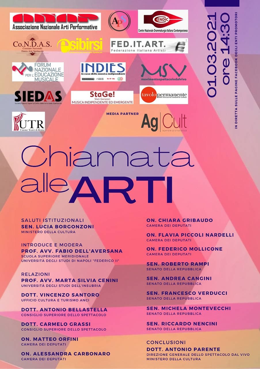 immagine per Chiamata alle Arti, Locandina