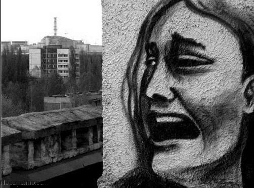 immagine per dal sito Top 10 creepiest graffiti in Pripjat