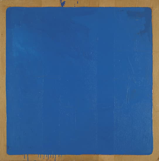 Mario Schifano, un monocromo blu, 1961 immagine per Mario Schifano, un monocromo blu, 1961