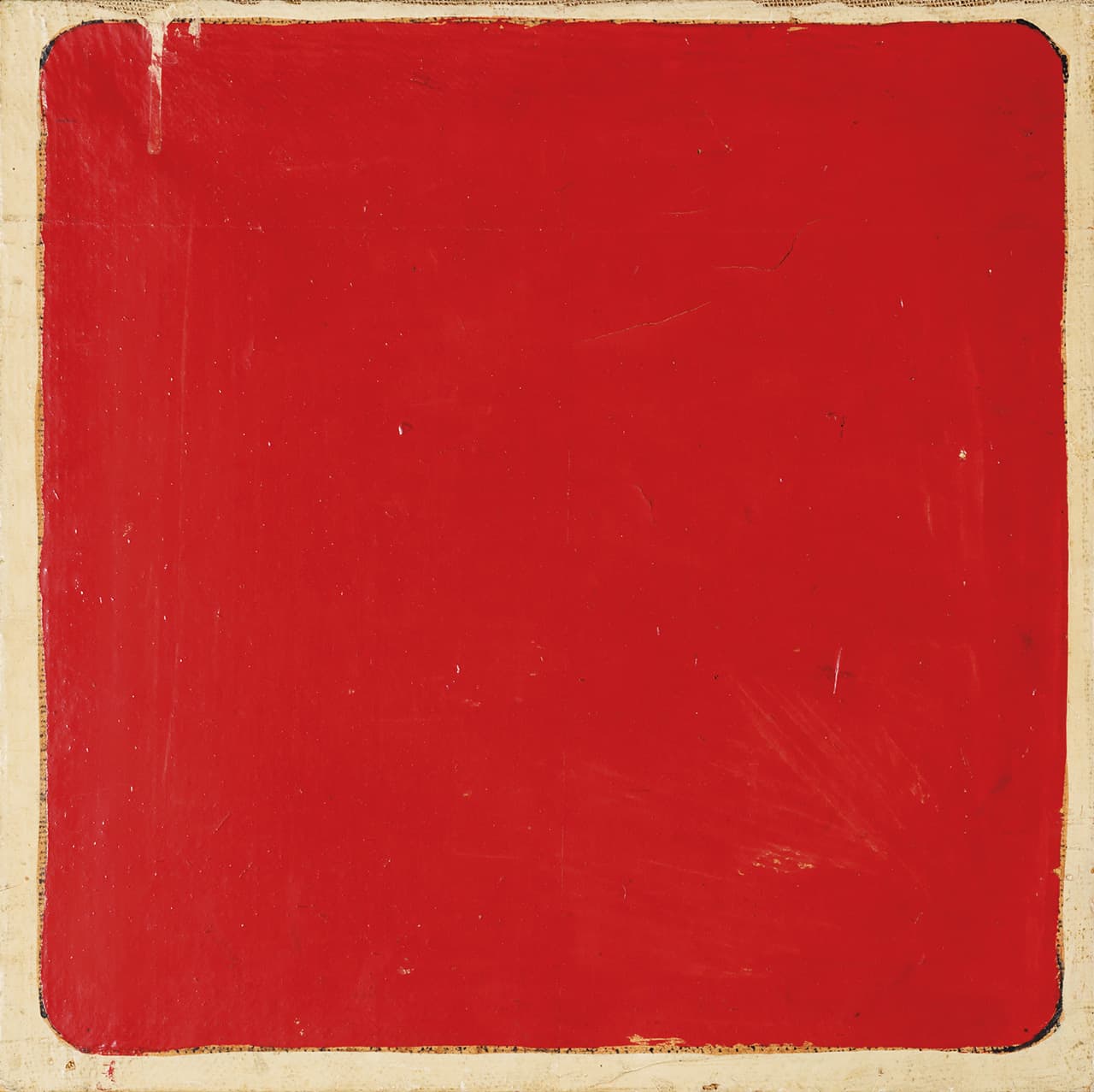 Mario Schifano, un monocromo rosso, Minerva Auctions, ora collezione privata immagine per Mario Schifano, un monocromo rosso, Minerva Auctions, ora collezione privata