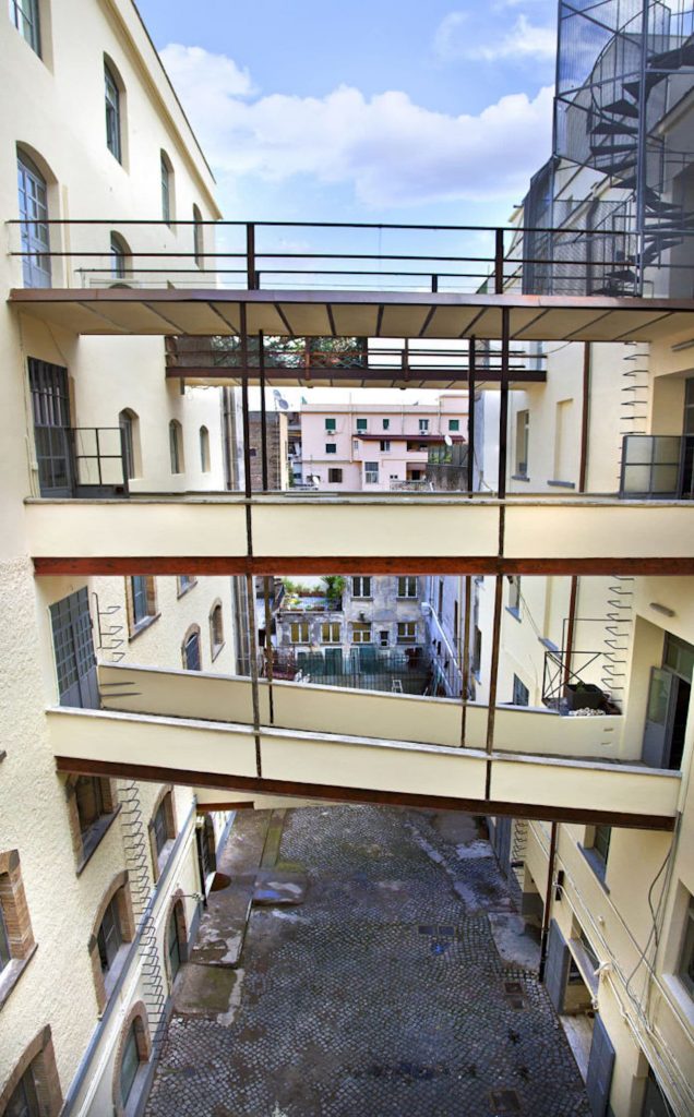 immagine per San Lorenzo Art District. Pastificio Cerere - cortile - ph Ottavio Celestino