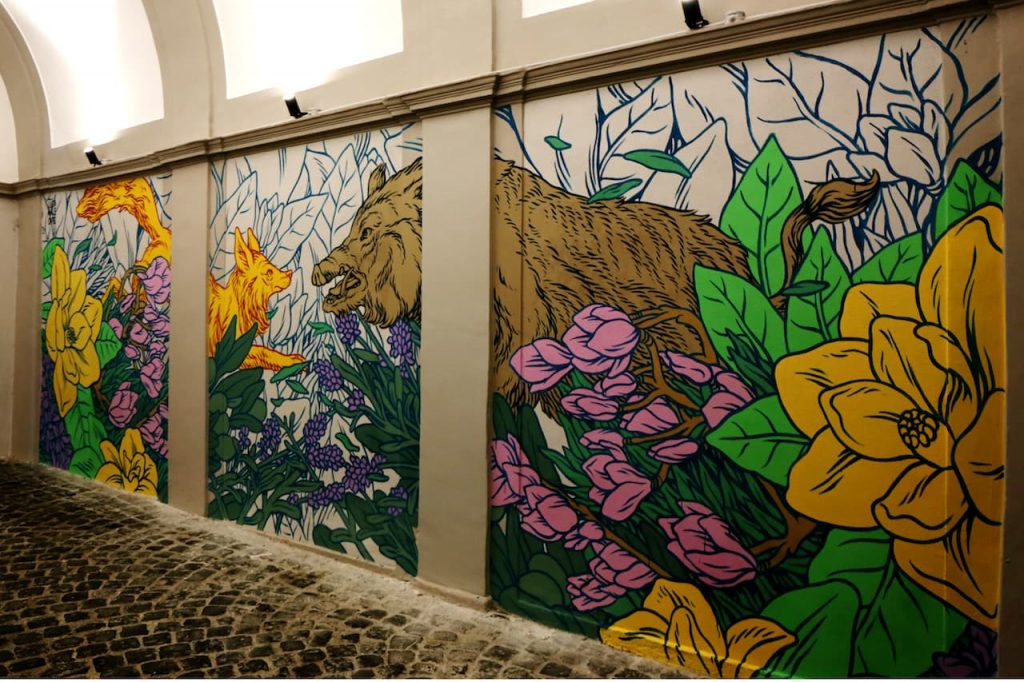 immagine per R/ESISTENZA StreetArtGallery Copyright2021ONDADURTOTEATRO. Artista LUCAMALEONTE