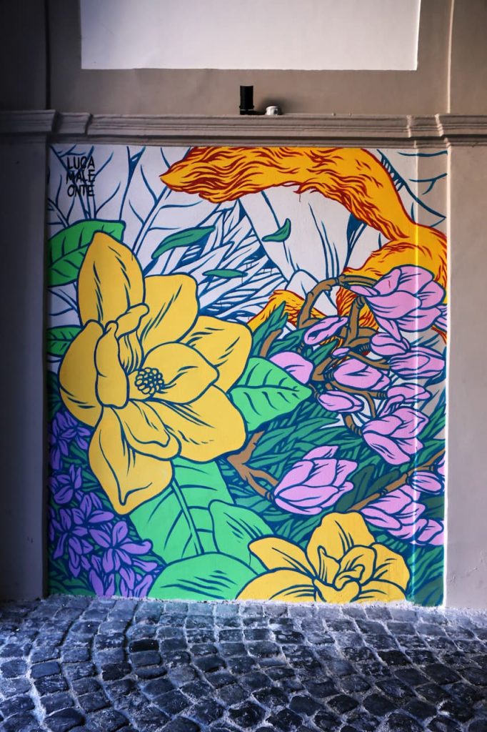 immagine per R/ESISTENZA StreetArtGallery Copyright2021ONDADURTOTEATRO. Artista LUCAMALEONTE