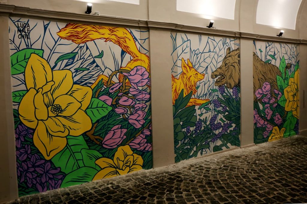 immagine per R/ESISTENZA StreetArtGallery Copyright2021ONDADURTOTEATRO. Artista LUCAMALEONTE
