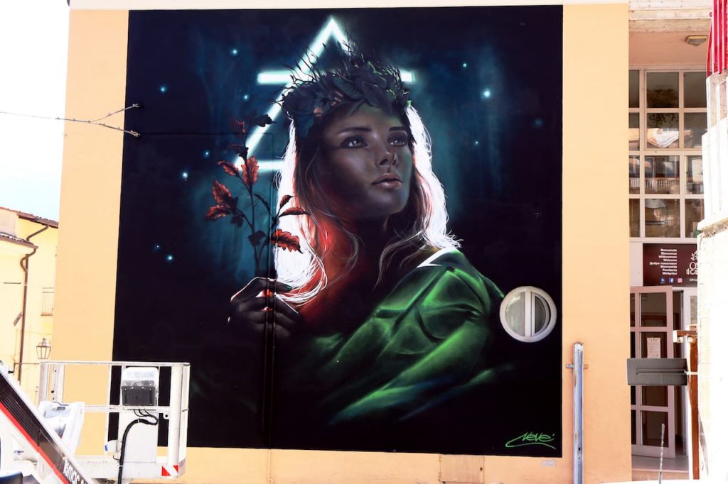 immagine per R/ESISTENZA StreetArtGallery Copyright2021ONDADURTOTEATRO. Artista NEVE