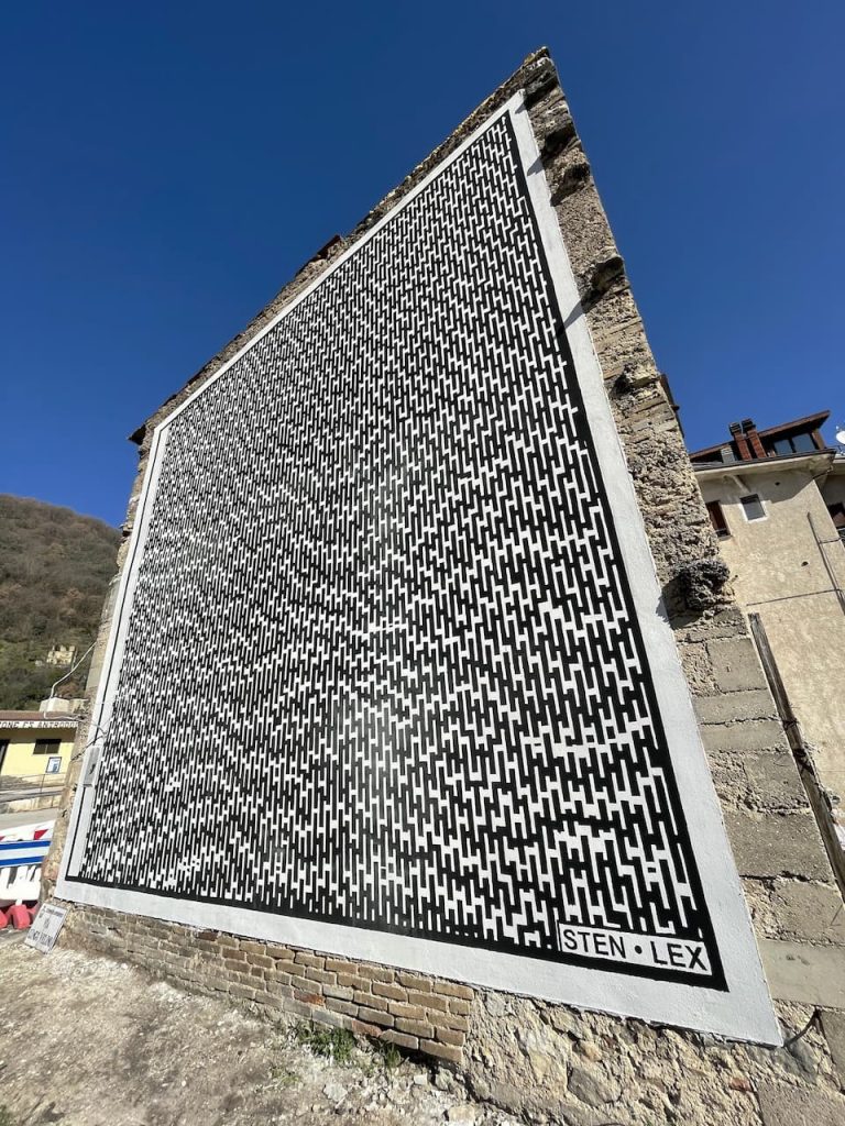 immagine per R/ESISTENZA StreetArtGallery Copyright2021ONDADURTOTEATRO. Artista STEN-LEX