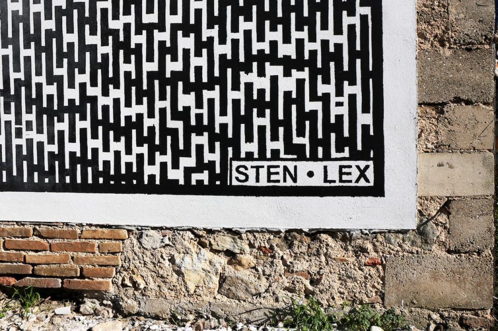 immagine per R/ESISTENZA StreetArtGallery Copyright2021ONDADURTOTEATRO. Artista STEN-LEX