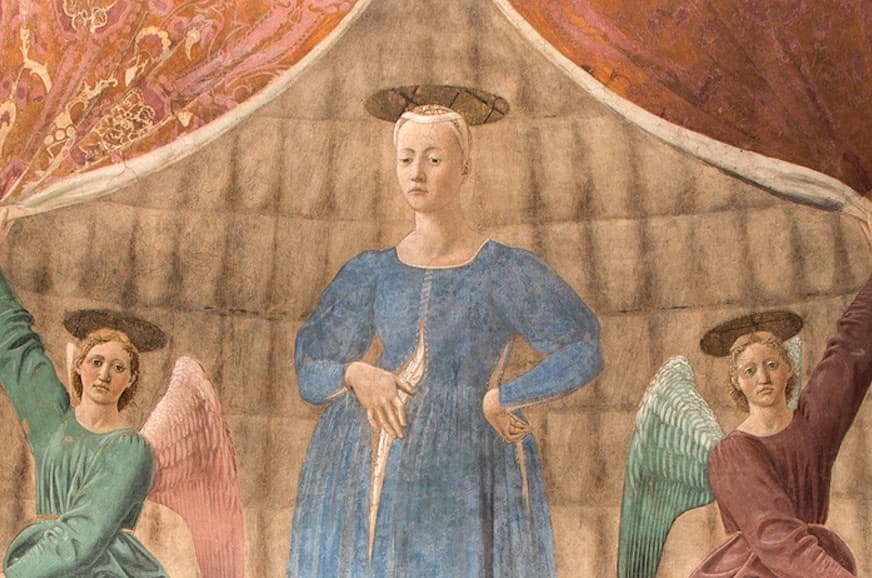 immagine per La Madonna del parto di Piero della Francesca a Monterchi ad Arezzo