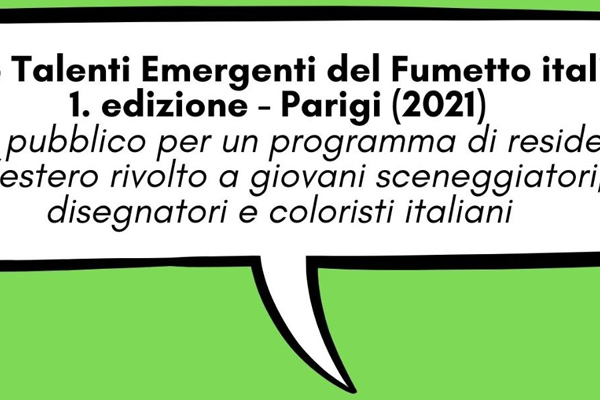 immagine per Premio Talenti Emergenti del Fumetto italiano