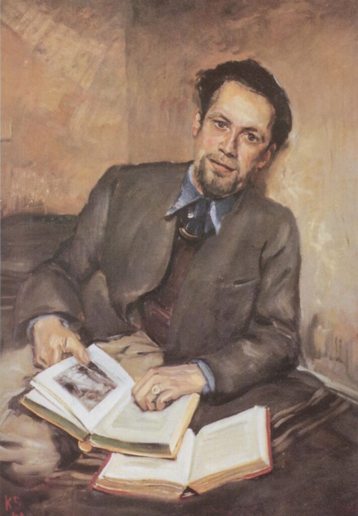 immagine per Kurt Schwitters: Ritratto di Fred Uhlman, 1940
