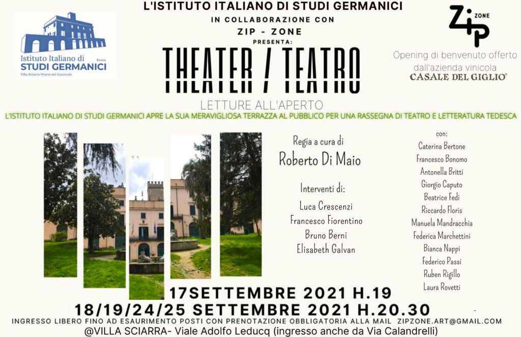 immagine per Theatre/Teatro – Letture all'aperto