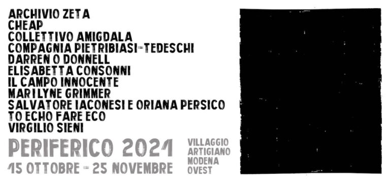 immagine per Festival Periferico 2021: Area Pubblica