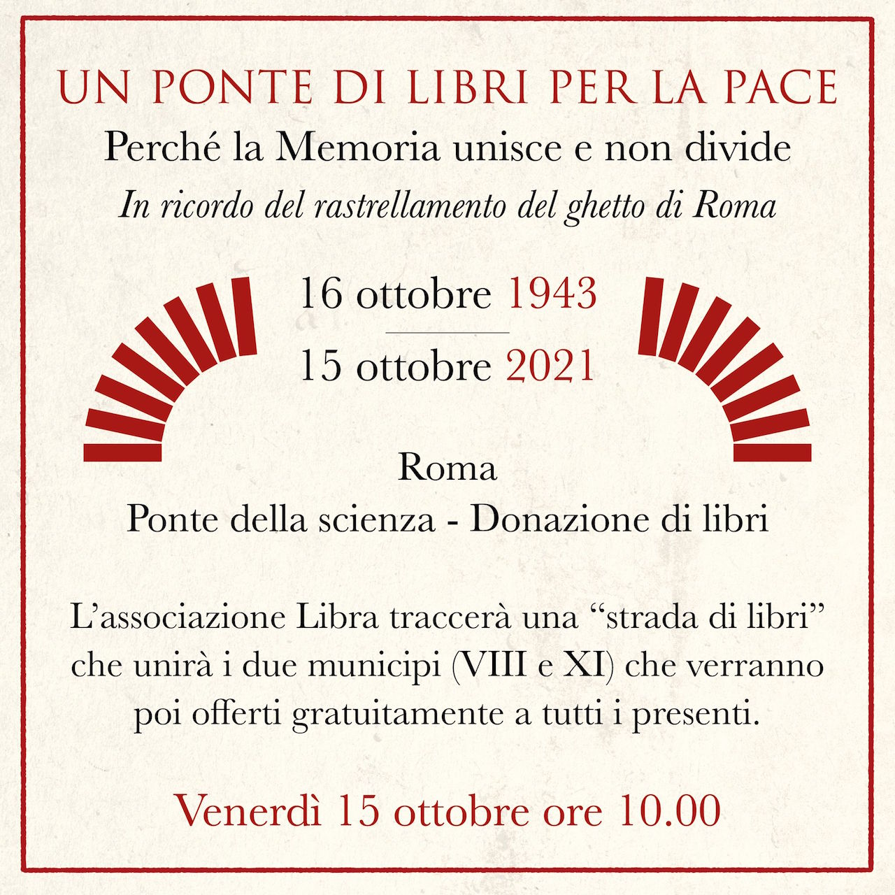 immagine per Un ponte di libri per la pace
