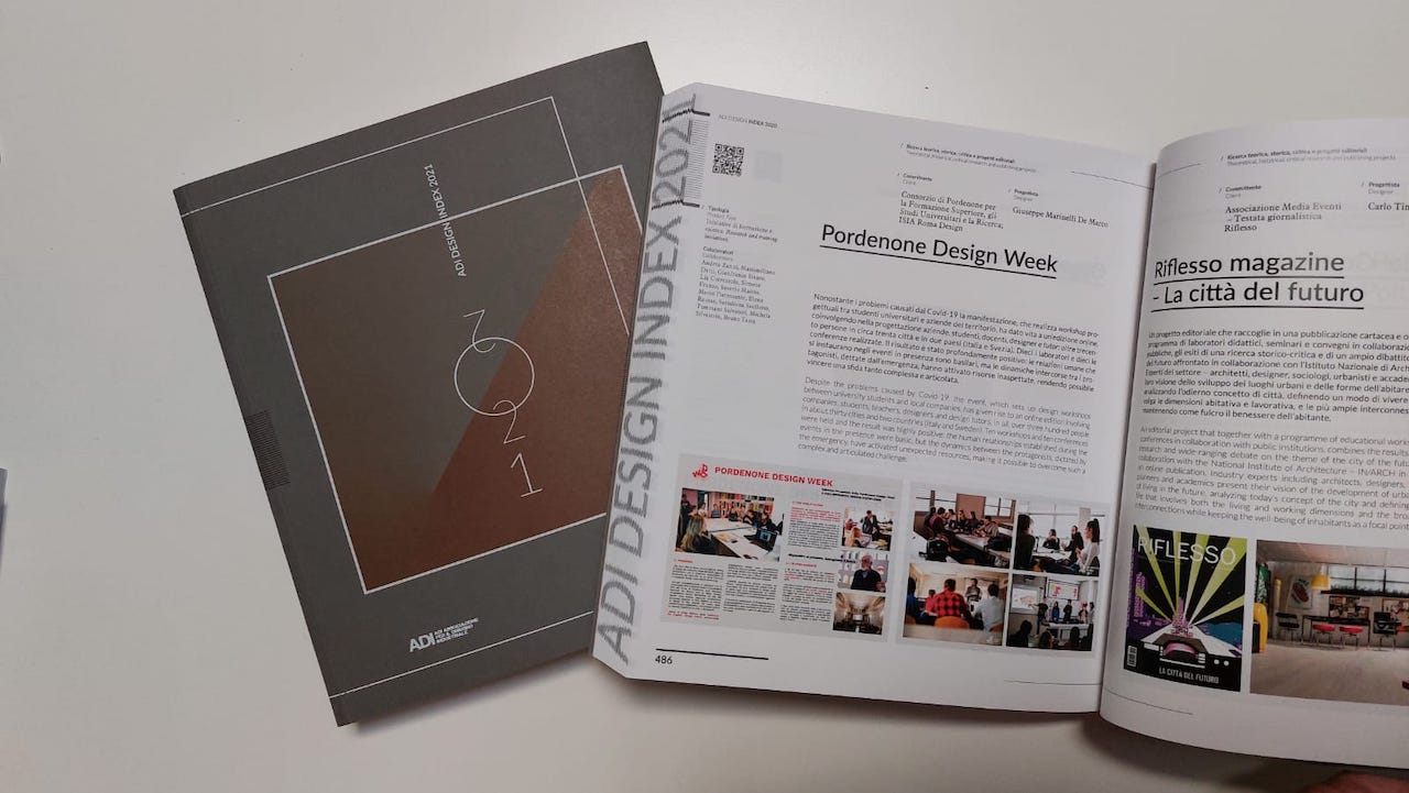 immagine per La Pordenone Design Week, selezionata dall’ADI Design Index 2021