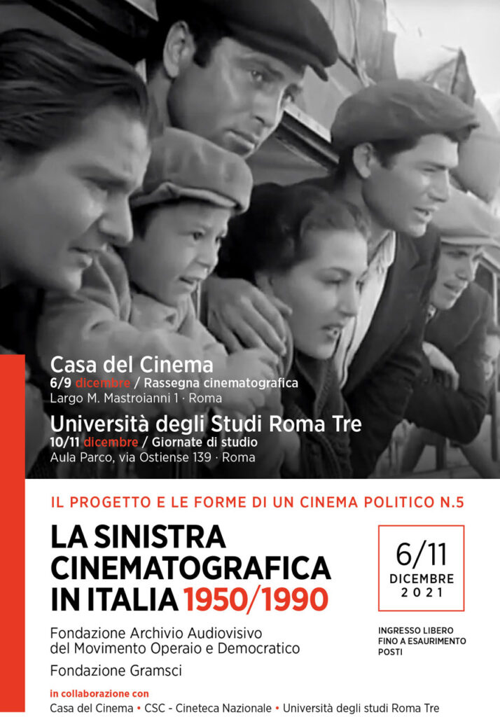 immagine per sinistra cinematografica in Italia