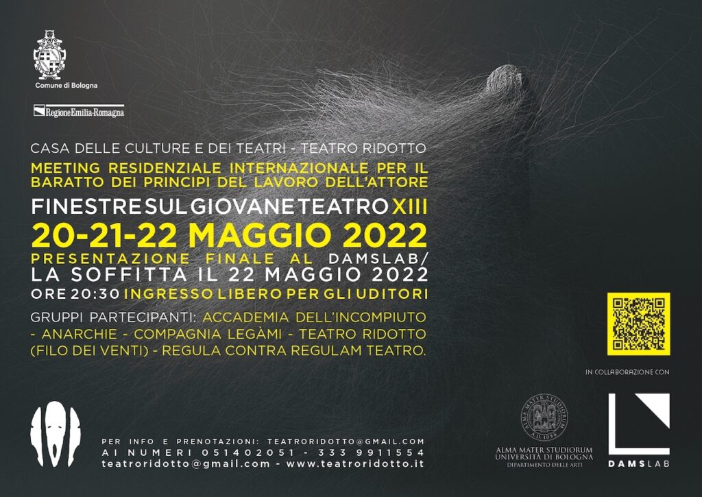 immagine per Finestre sul Giovane Teatro 20, 21 e 22 maggio 2022