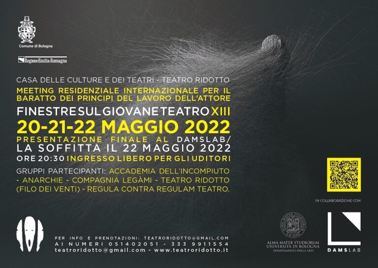 immagine per Finestre sul Giovane Teatro 20, 21 e 22 maggio 2022