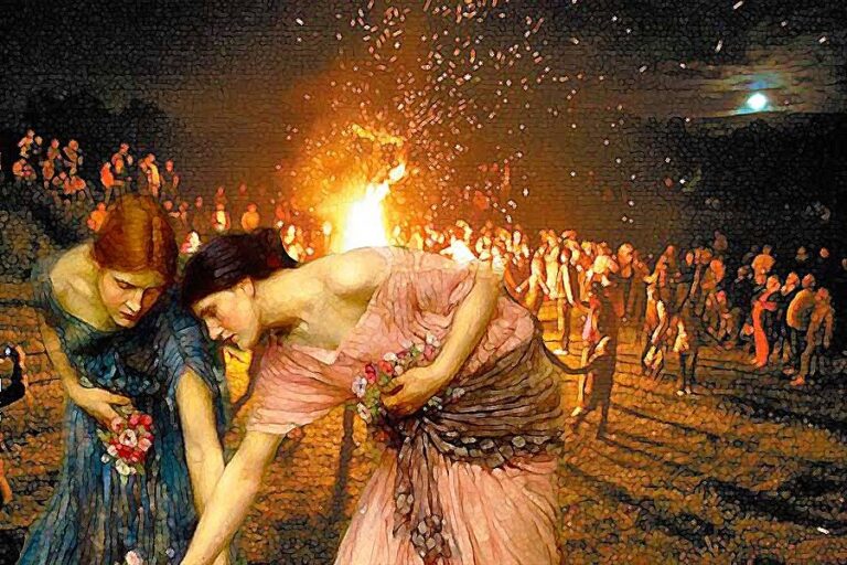 immagine per La Notte di San Giovanni. Il solstizio nei suoi riti, simboli, erbe e leggende