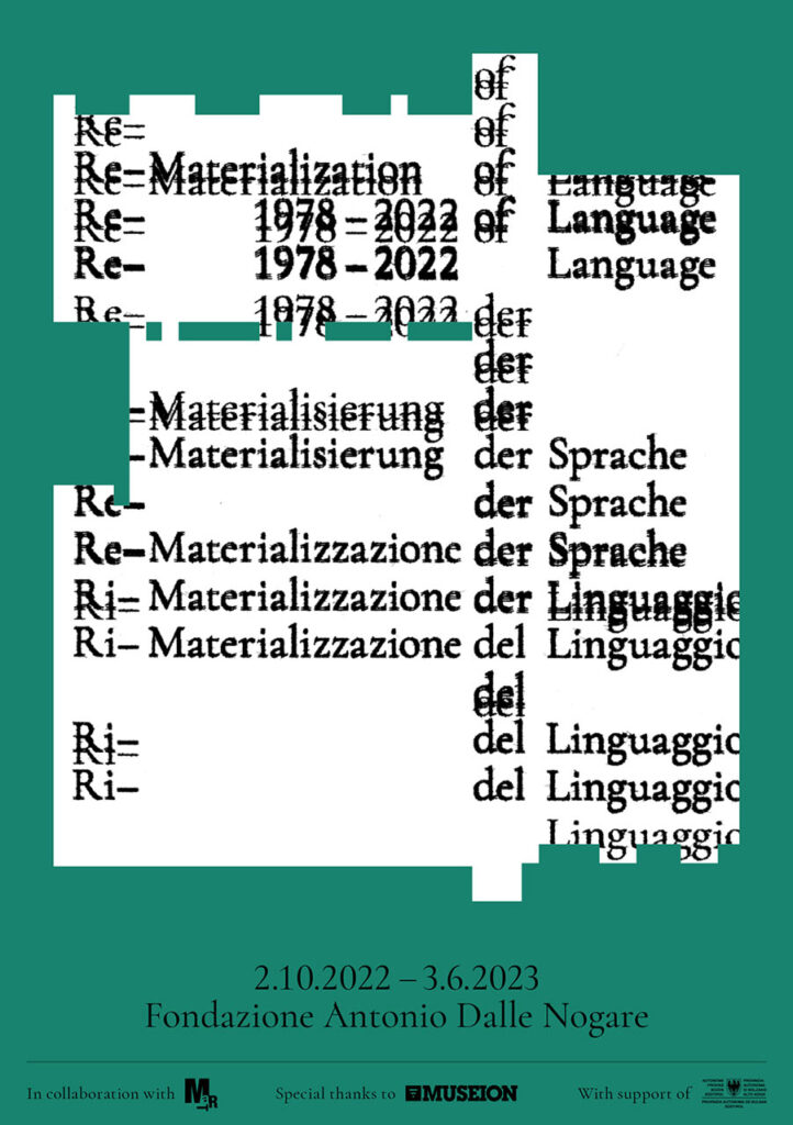 immagine per Bentivoglio Ri-Materializzazione Linguaggio