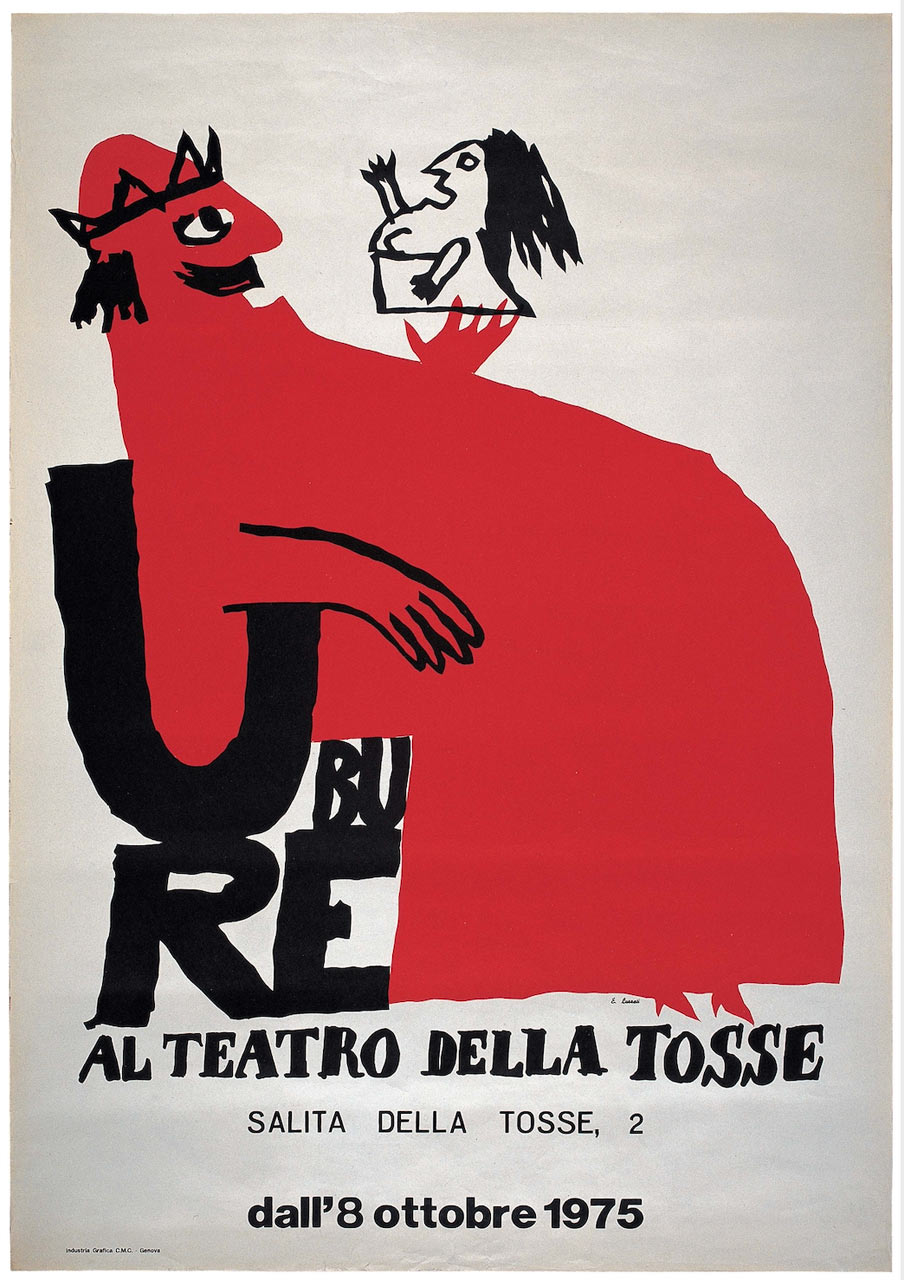 immagine per Emanuele Luzzati, Ubu Re al Teatro della Tosse