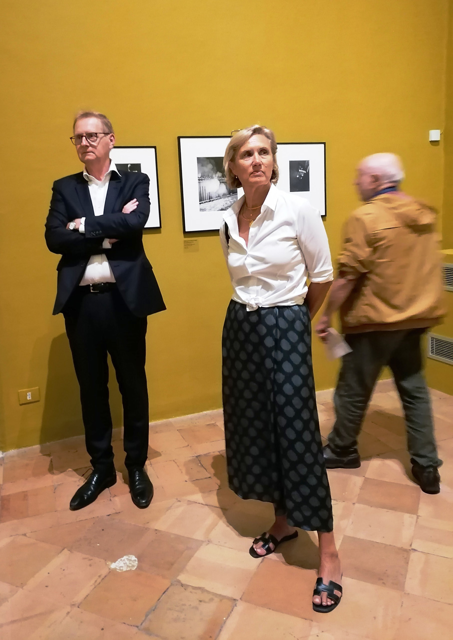 immagine per Damien e Florence Bachelot all'inaugurazione della mostra - Villa Medici - Roma - 6 ottobre 2022