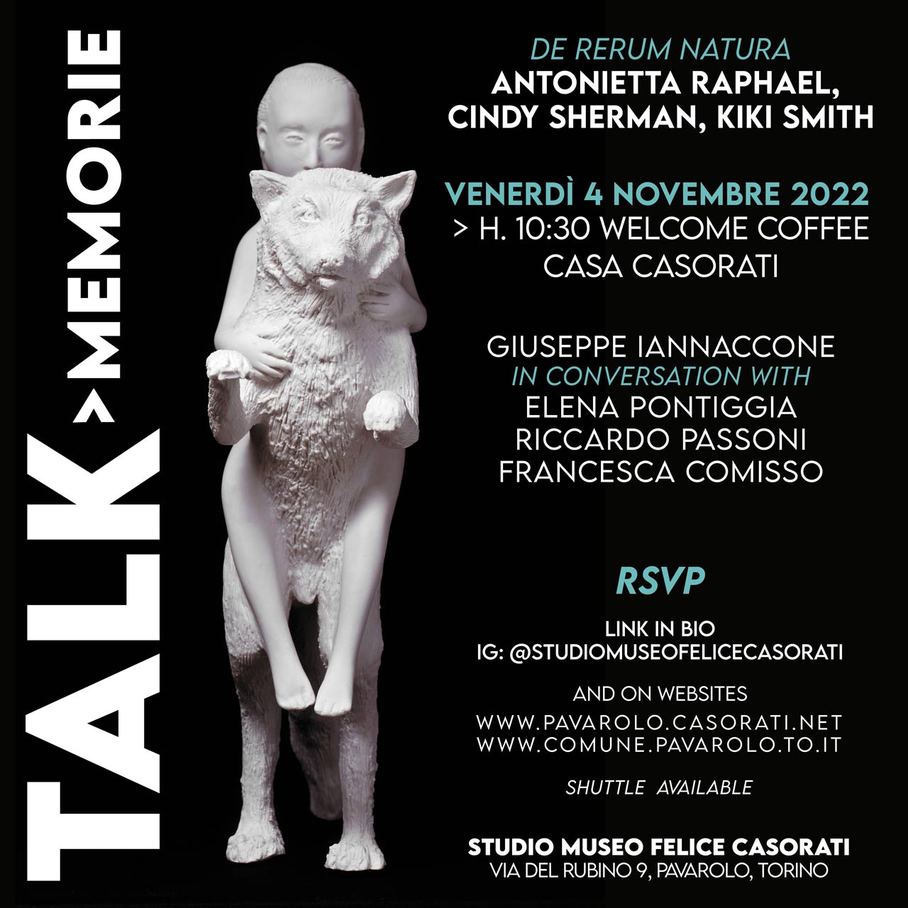 immagine per Casorati talk Memorie