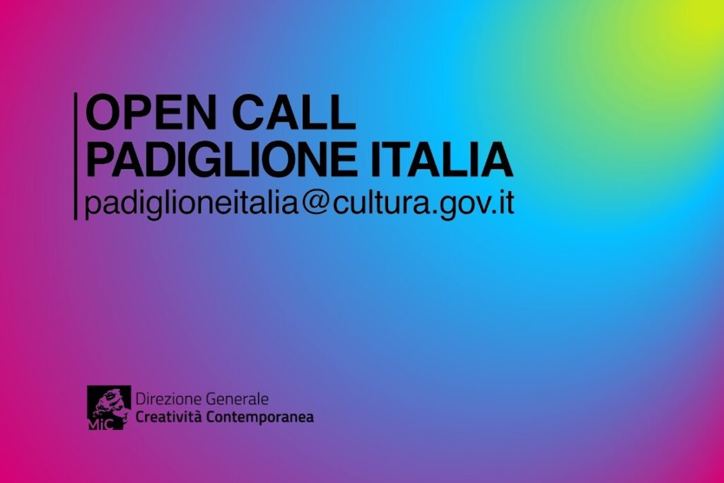 immagine per open call per curatore del Padiglione Italia