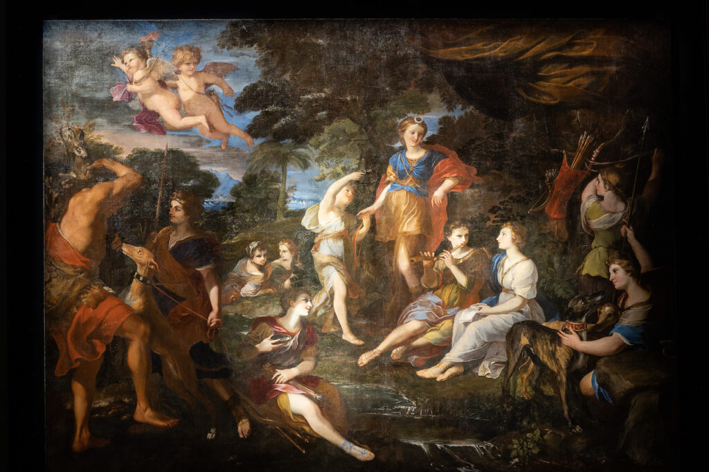 immagine per foto 10: Andrea Camassei (Bevagna 1602 - Roma 1649) Il riposo di Diana, 1638-1639 olio su tela, 293 x 403 cm Roma, Gallerie Nazionali di Arte Antica - Palazzo Barberini