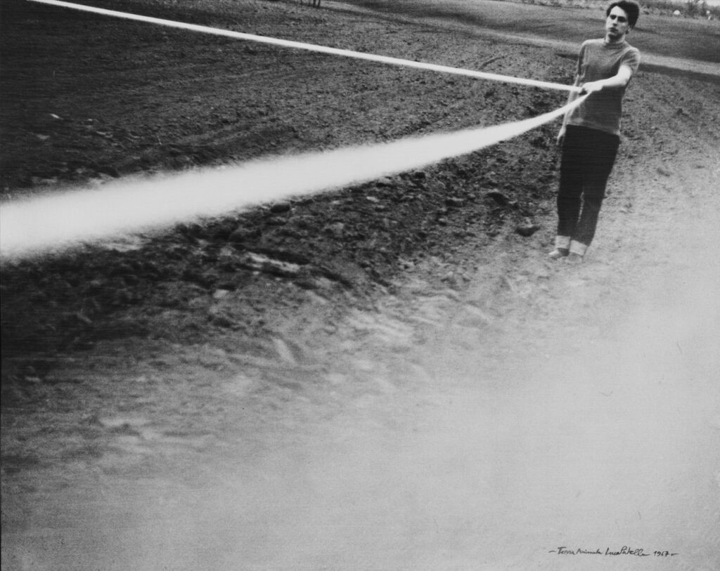 immagine per Luca Maria Patella, Terra animata, 1967, tela fotografica / photographic canvas, cm 110 x 140Collezione privata, FolignoFoto Studio Viaindustriae