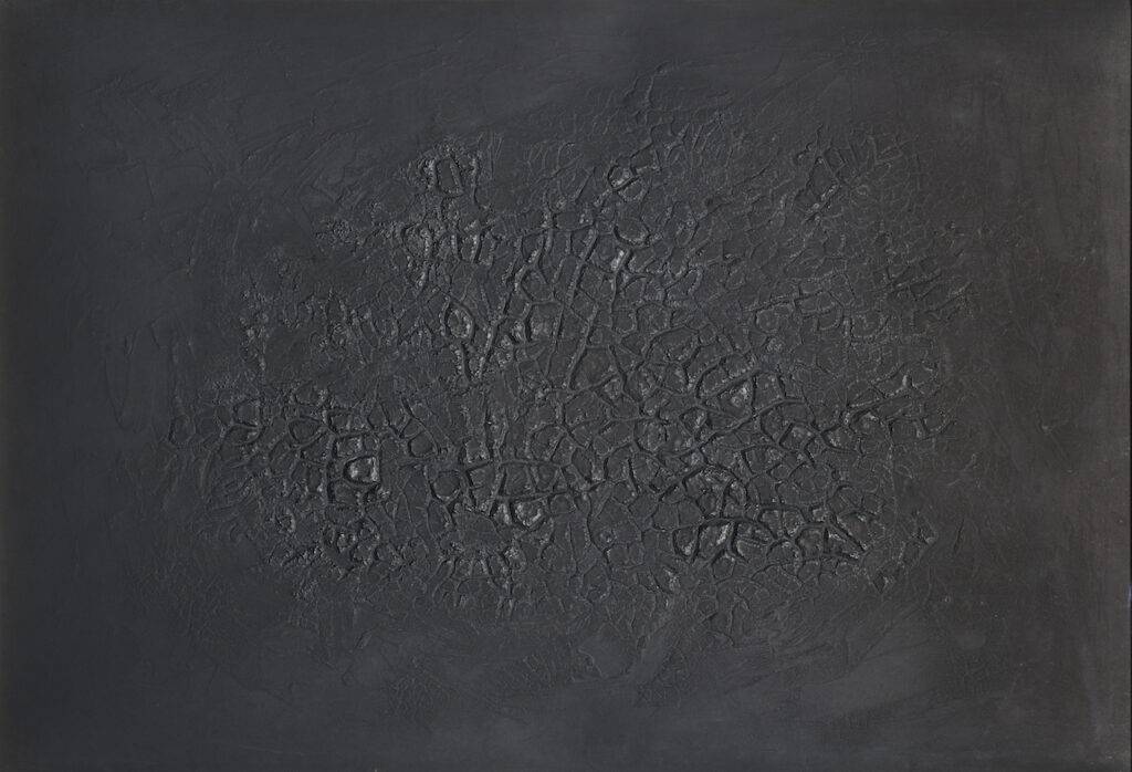 immagine per Burri, Cretto nero, 1971