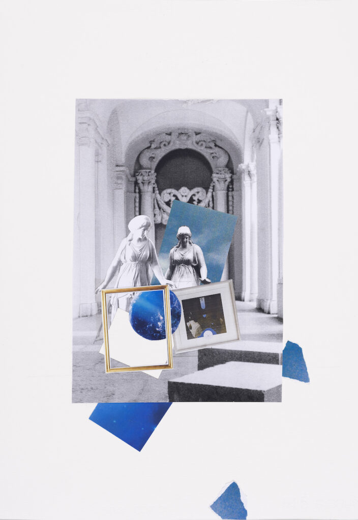 immagine per Studio per “In cornice”, 2022 Collage su carta, 70 x 50 cm Foto Luca Vianello Courtesy Fondazione Giulio e Anna Paolini, Torino
