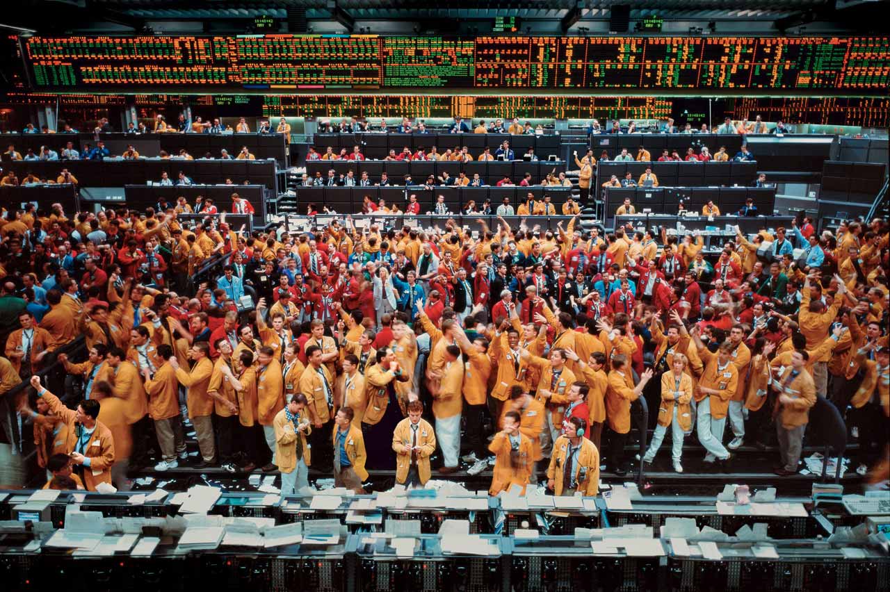 immagine per Andreas Gursky, Chicago Mercantile Exchange