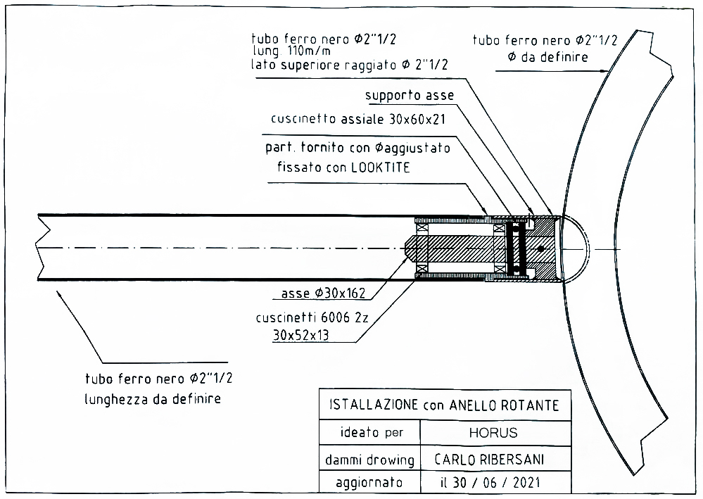 immagine per Progetto per Horus - installazione semovente di Mauro Magni