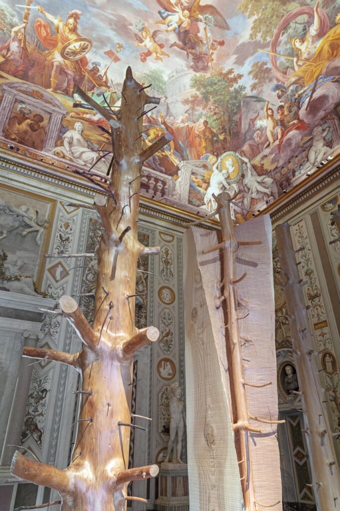 immagine per Giuseppe Penone. Gesti universali, Installation view, dett., Salone Mariano Rossi, Galleria Borghese, Roma - ph. S. Pellion © Galleria Borghese