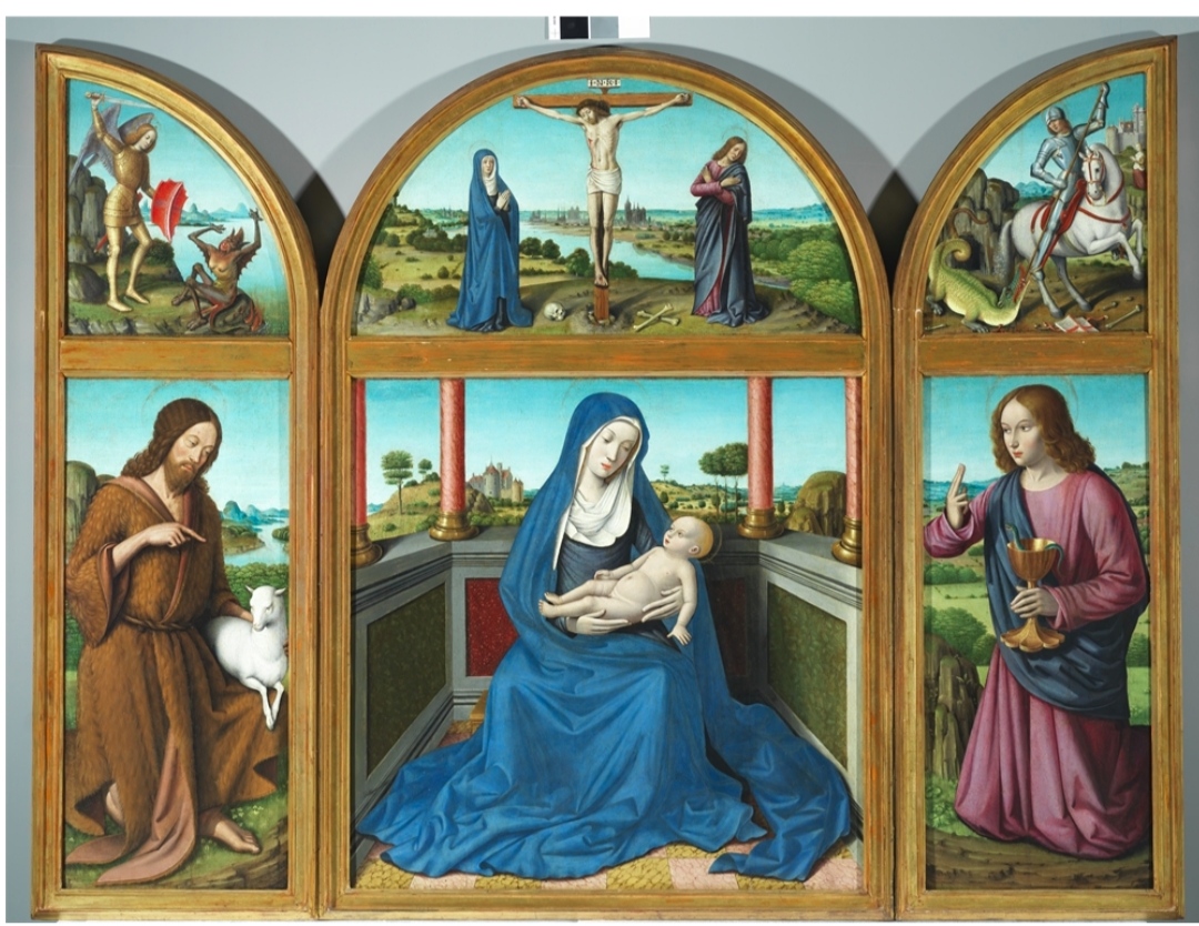 immagine per Jean Bourdichon - Madonna col Bambino (trittico) - 1501 - 1504