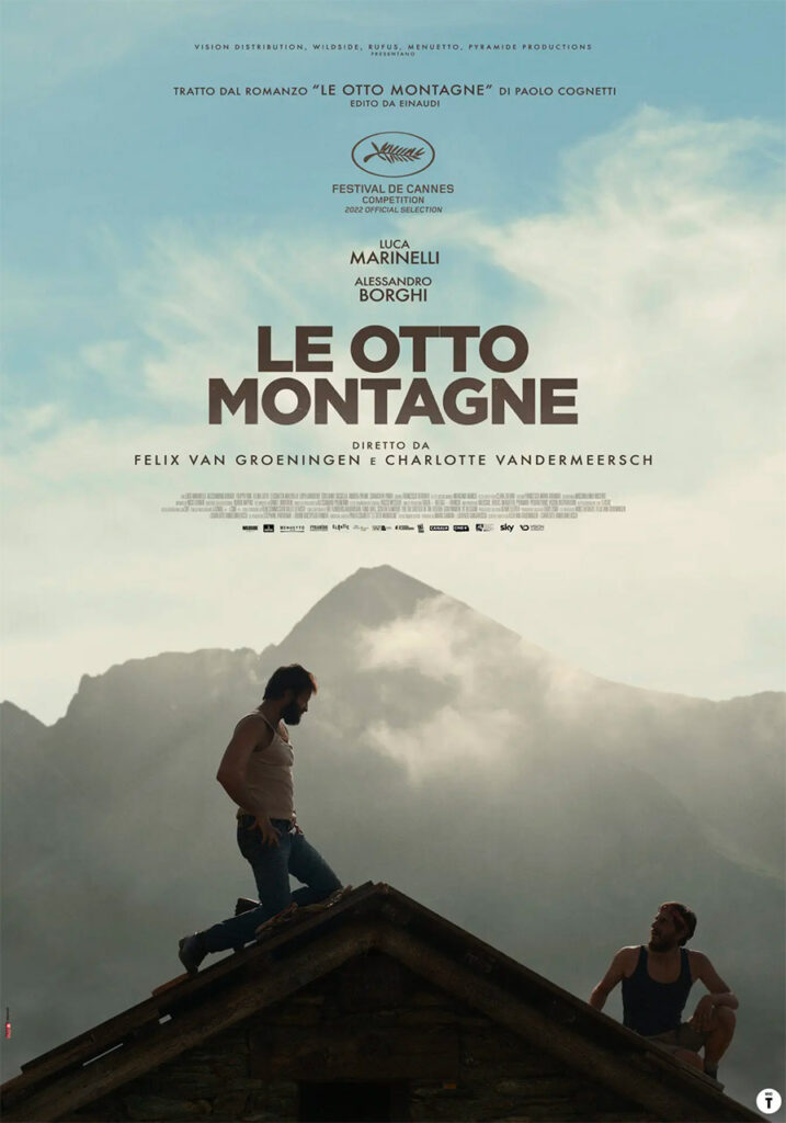 immagine per Le otto montagne, manifesto