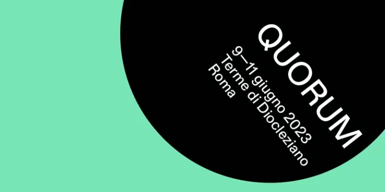 immagine per Quorum. Un festival d’arte contemporanea