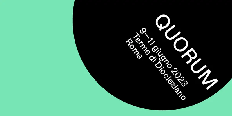 immagine per Quorum. Un festival d’arte contemporanea
