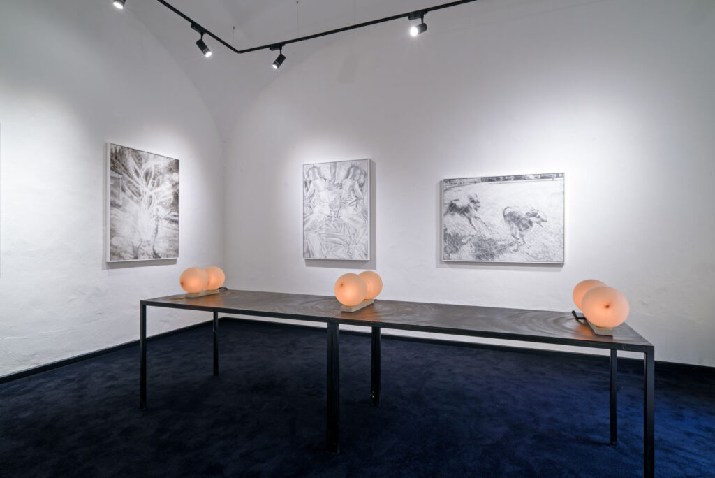 immagine epr Napoli: Galleria Solito S3 - Allestimento della mostra di James Cherry "Split Second"