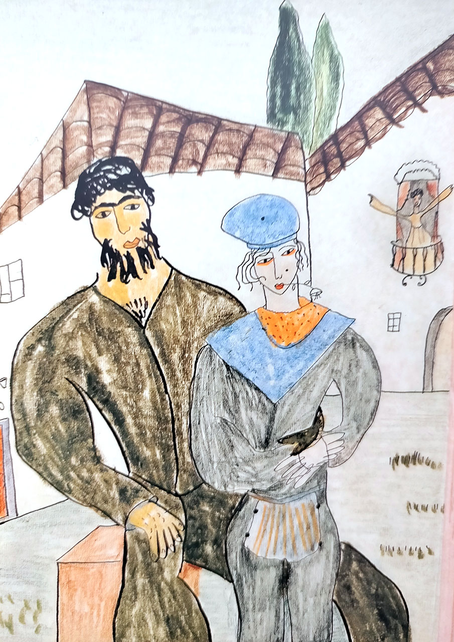 immagine per Federico García Lorca. Coppia di uomo e giovane marinaio 1929