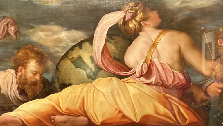 immagine per Copertina Giorgio Vasari (1541-42) La Giustizia olio su tavola, 78 (sx) – 77,5 (dx) x 180,3 (alto) – 181,7 (basso) cm Venezia, Gallerie dell’Accademia