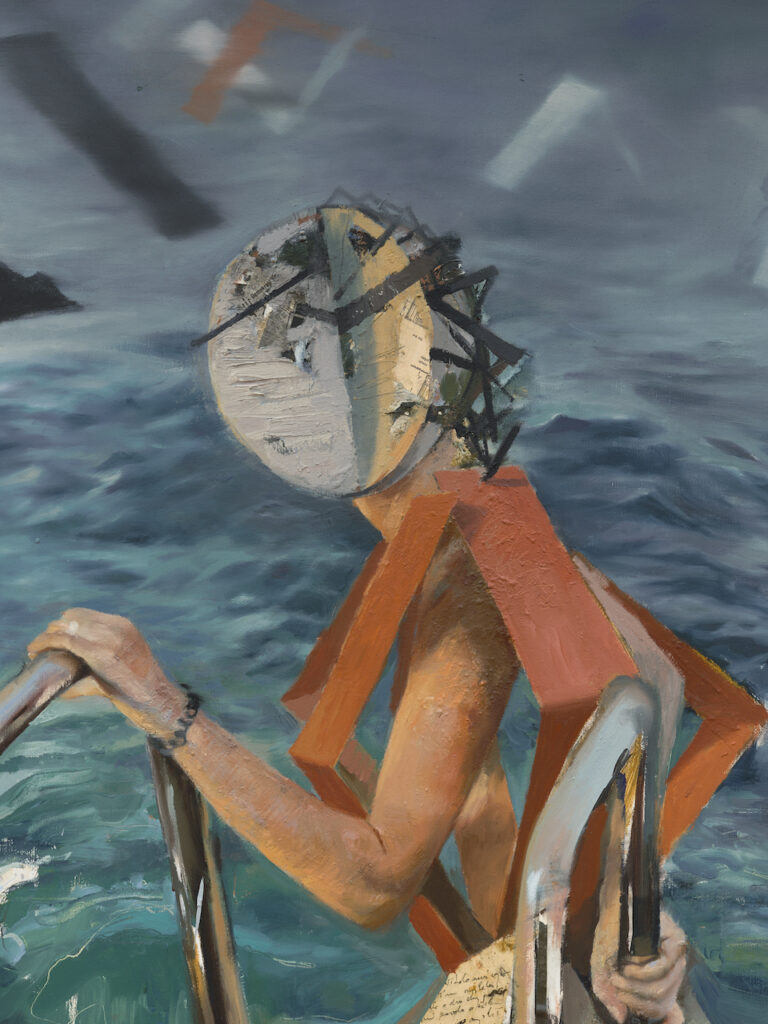 immagine per Daniel Pitín, Entrance into the see, 2023 (Detail), Courtesy of the Artist and Nicodim. ph. Shark Senesac, New Document.