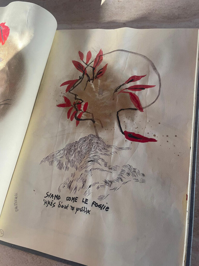 immagine per Elisa Montessori, Tutti i giorni, 2023, libro d’artista Ultramoderne Straperetana 2023. Foto di Francesca Campli