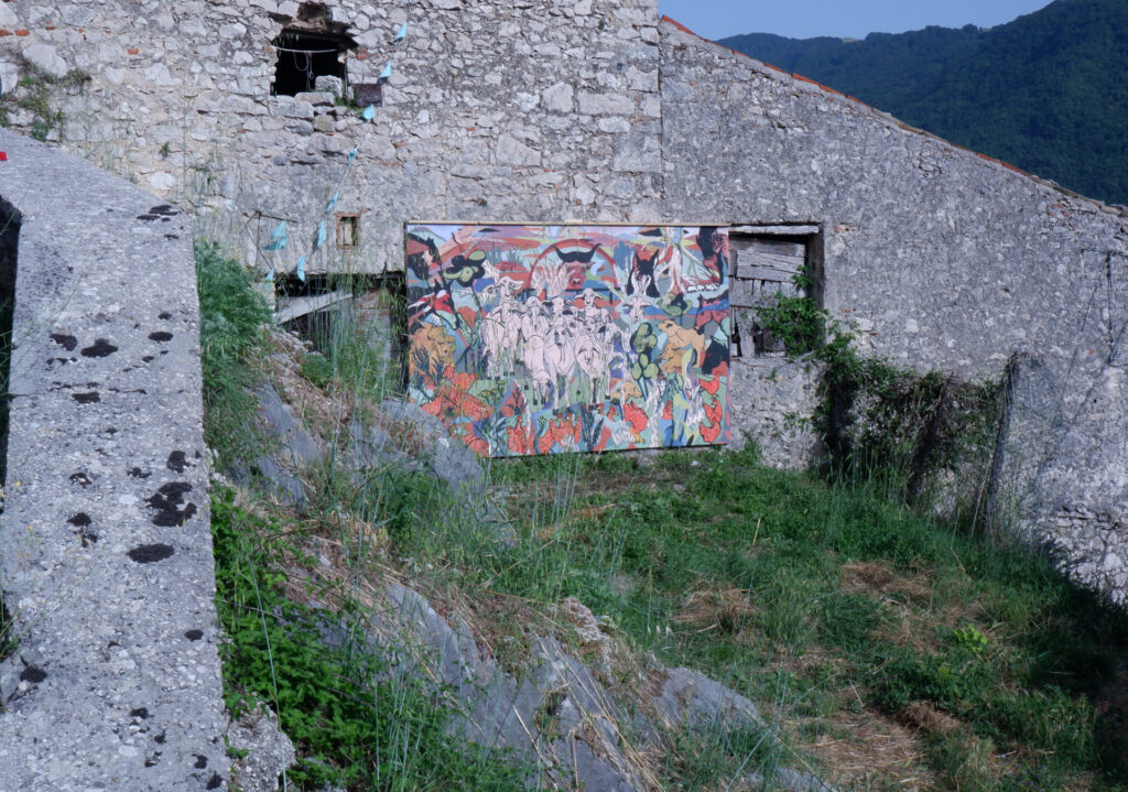 immagine per Giulia Mangoni, Arrivano le pecore Ultramoderne Straperetana 2023. Foto di Francesca Campli