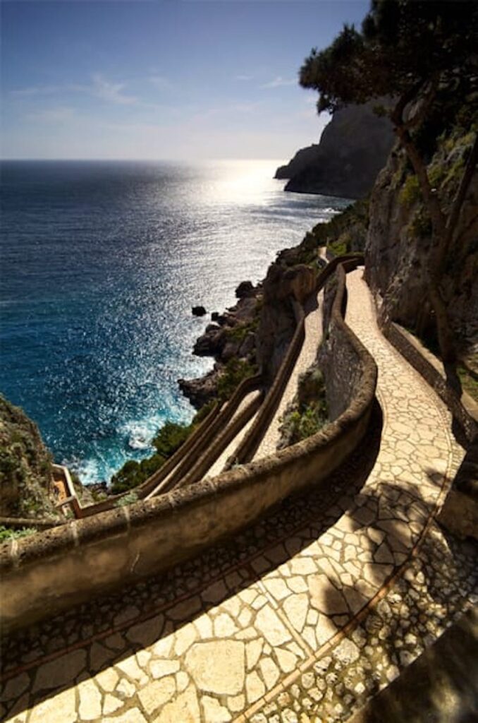 07 immagine per Via Krupp a Capri. Riaperta e nuovamente percorribile la strada panoramica dell'Isola dei baci.